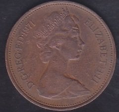 İNGİLTERE 2 PENCE 1971