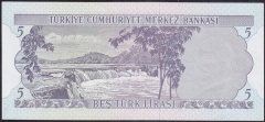 6.EMİSYON 1.TERTİP 5 LİRA D16 011168 ÇİLALTI ÇİL