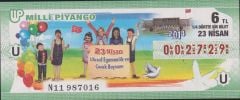 2014 23 Nisan Çeyrek Bilet - U Serisi
