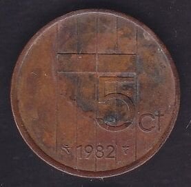 Hollanda 5 Cent 1982