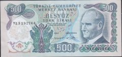 6.Emisyon 2.Tertip 500 Lira M13 192764 Çilaltı Çil