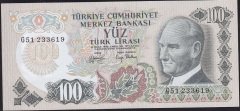 6.Emisyon 2.Tertip 100 Lira G51 233619 Çilaltı