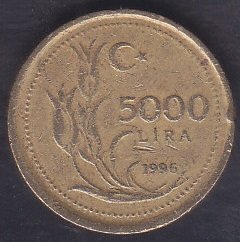 1996 YILI 5000 LİRA