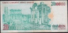7.Emisyon 20 000 000 Lira E28 541825 Çok Temiz