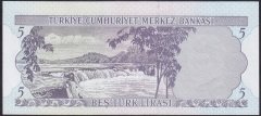6.EMİSYON 1.TERTİP 5 LİRA C87 437641 ÇİLALTI ÇİL eski kağıt para fiyatları