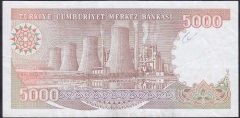 7.EMİSYON 4.TERTİP 5000 LİRA G45 738209 ÇOK TEMİZ