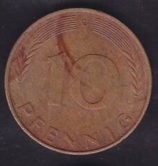 Almanya 10 Pfennig 1971 G