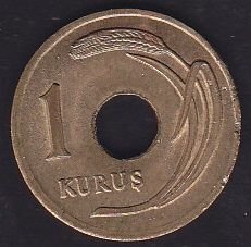 1949 Yılı 1 Kuruş Çilaltı Çil