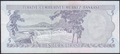 6.Emisyon 2.Tertip 5 Lira H76 152866 Çok Çok Temiz