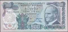 6.Emisyon 2.Tertip 500 Lira M10 115436 Çok Temiz +