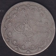 1293 / 3 Abdulhamid 20 Kuruş Gümüş