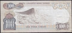 6.Emisyon 2.Tertip 100 Lira G49 587341 Çok Temiz