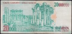 7.Emisyon 20.000.000 Lira A03 023922 Çok Temiz