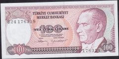7.EMİSYON 1.TERTİP 100 LİRA B24 176318 ÇİL