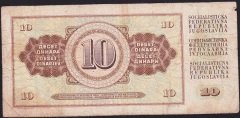 Yugoslavya 10 Dinar 1978 Temiz
