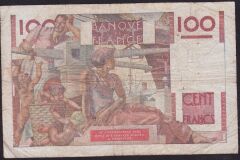 Fransa 100 Frank 6 Aralık 1947 Çok Temiz
