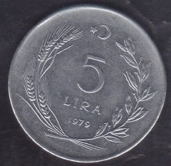 1979 Yılı 5 Lira