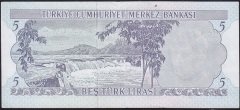 6.Emisyon 2.Tertip 5 Lira H73 337209 Çilaltı