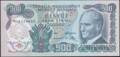 6.Emisyon 2.Tertip 500 Lira M04 120655 Çilaltı Çil