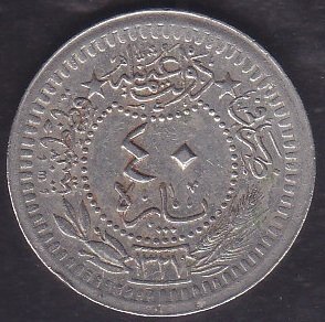 1327 / 4 Reşat 40 Para Çok Temiz