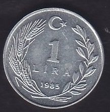 1985 YILI 1 LİRA ÇİL