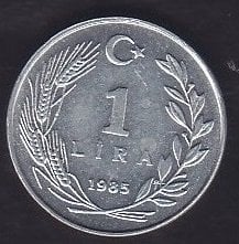 1985 YILI 1 LİRA ÇİL