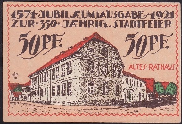 ALMANYA 50 PFENNİNG 1921 ÇİL