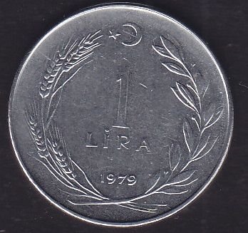 1979 Yılı 1 Lira Düz