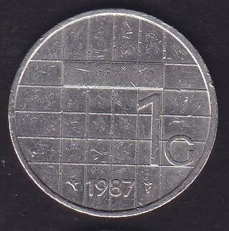 Hollanda 1 Gulden 1987