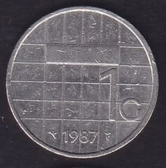 Hollanda 1 Gulden 1987