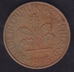 Almanya 10 Pfennig 1975 J