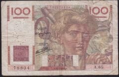 Fransa 100 Frank 1946 Temiz