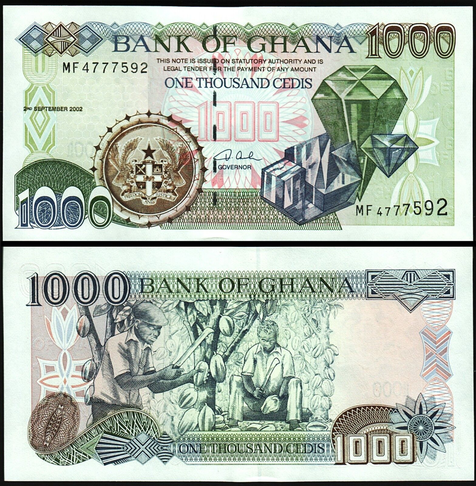 Gana 1000 Cedis 2002 Çil Pick 32h