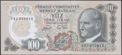 6.Emisyon 2.Tertip 100 Lira G42 370815 Çilaltı