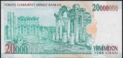 7.EMİSYON 20 000 000 LİRA G77 536553 ÇÇT +
