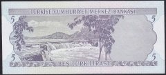 6.EMİSYON 1.TERTİP 5 LİRA C54 041937 ÇİLALTI ÇİL