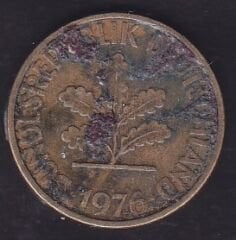 Almanya 10 Pfennig 1976 F