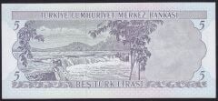 6.Emisyon 2.Tertip 5 Lira J03 2225XX Çil