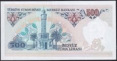 7.Emisyon 2.Tertip 500 Lira E24 330025 Çilaltı Çil