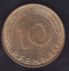 Almanya 10 Pfennig 1978 F