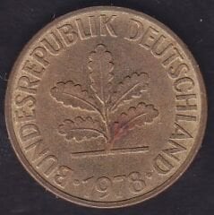 Almanya 10 Pfennig 1978 F
