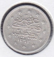 1293 / 33 Abdulhamid 2 Kuruş Gümüş