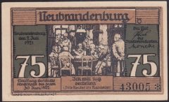 ALMANYA 75 PFENNİG NOTGELD 1922 ÇİL