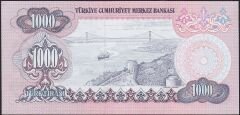6.Emisyon 3.Tertip 1000 Lira F72 735887 Çilaltı