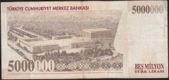 7.Emisyon 5 000 000 Lira H34 977982 Temiz