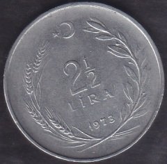 1973 YILI 2.5 LİRA