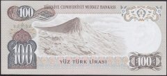 6.EMİSYON 1.TERTİP 100 LİRA E33 129343 ÇİLALTI ÇİL