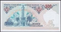 7.Emisyon 2.Tertip 500 Lira E23 941705 Çil