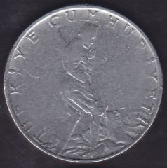 1963 Yılı 2.5 Lira Ters