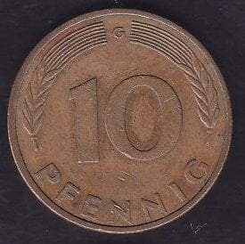 Almanya 10 Pfennig 1978 G